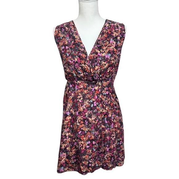 J.Crew Women's Floral Sleeveless Wrap-Dress - Size 2 - Picture 1 of 7